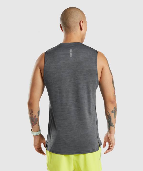 Panske Tielko Gymshark Speed Čierne Siva | IB0715984